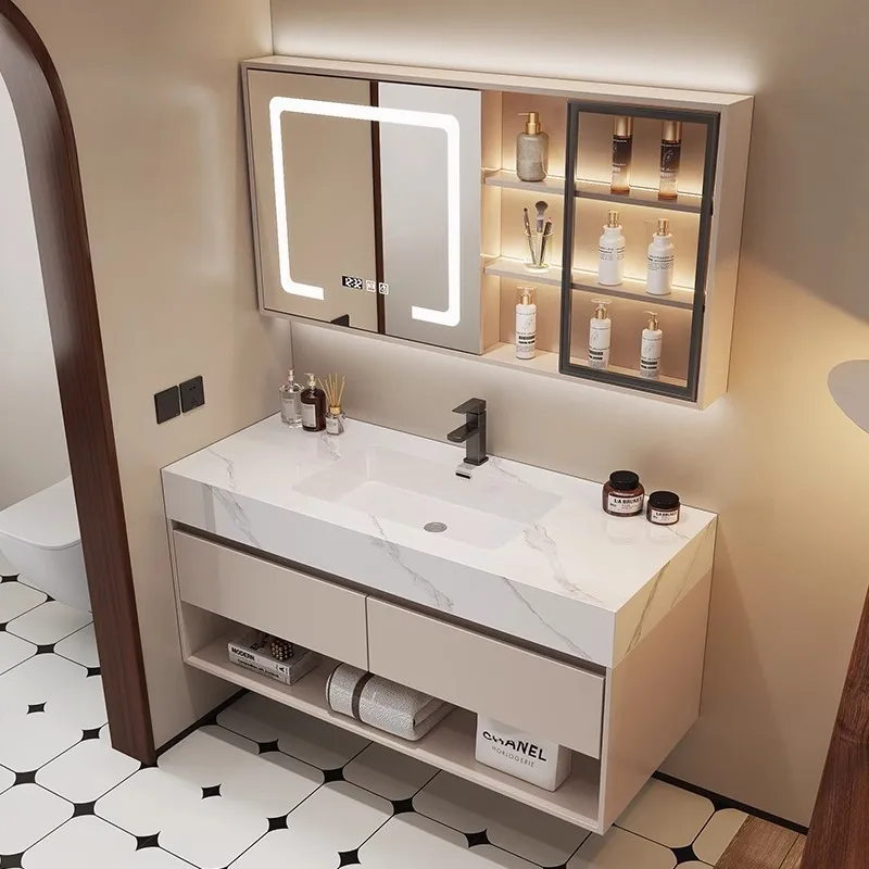Meja Rias Kamar Mandi Modern d - Home Bathroom Vanity Combo ulasan dan harga