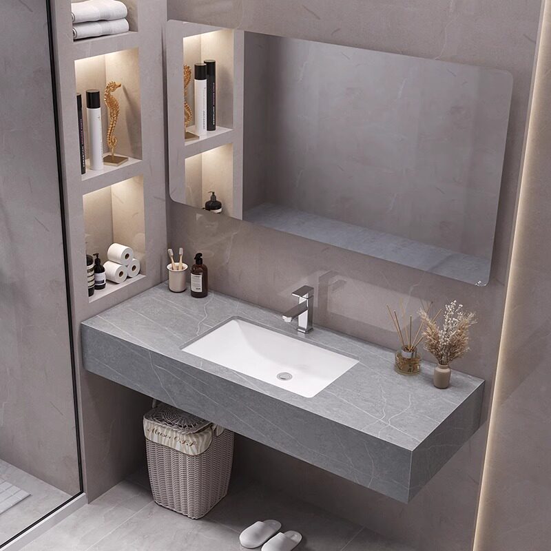 Lemari Kamar Mandi Modern, Org - Home Bathroom Vanity Combo ulasan dan harga