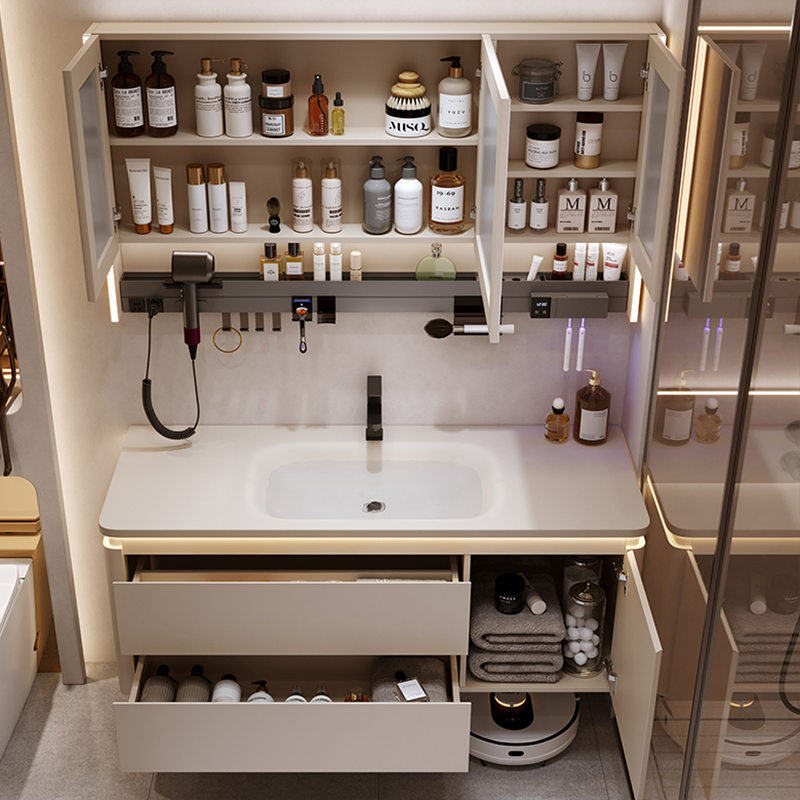 Lemari Kamar Mandi Sederhana M - Home Bathroom Vanity Combo ulasan dan harga
