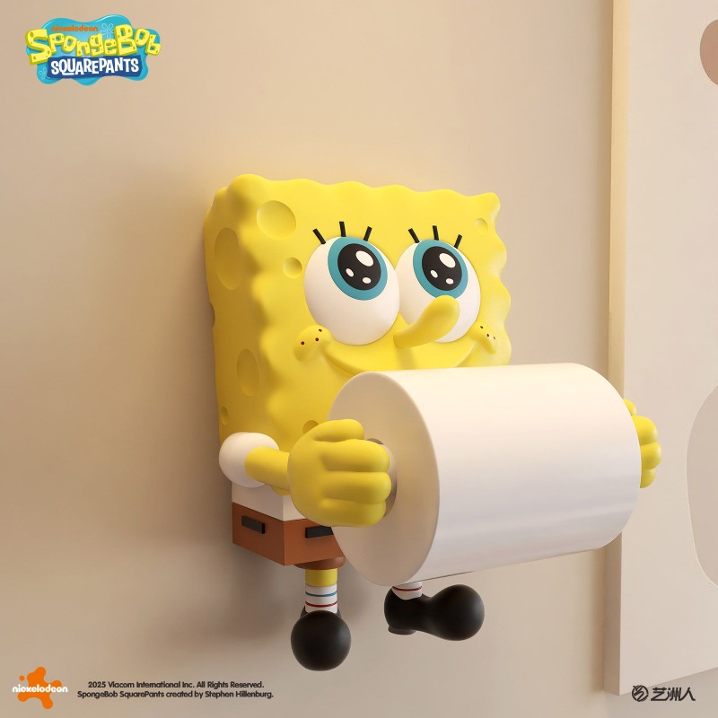 Rak Tisu Toilet SpongeBob yang - Home Edit Bathroom Storage ulasan dan harga